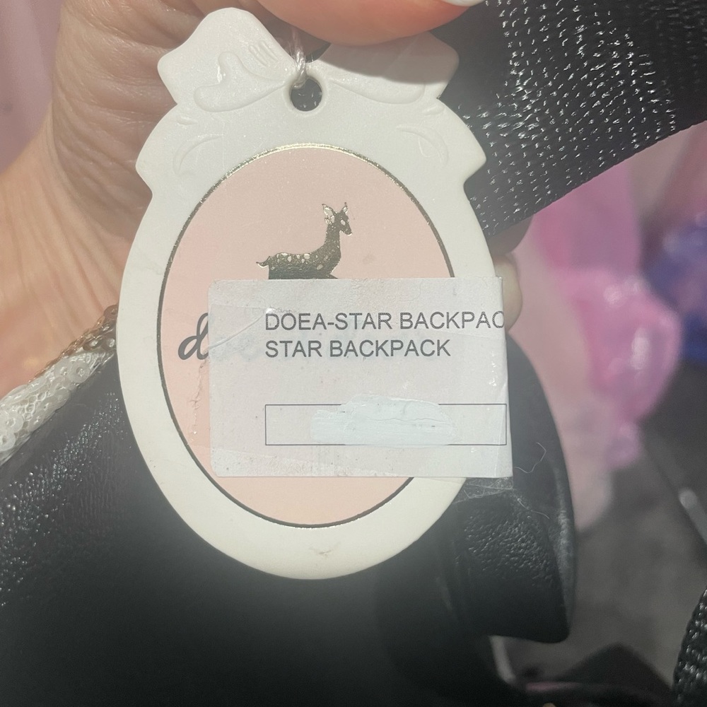 Star sequin mini backpack - Picture 4 of 4